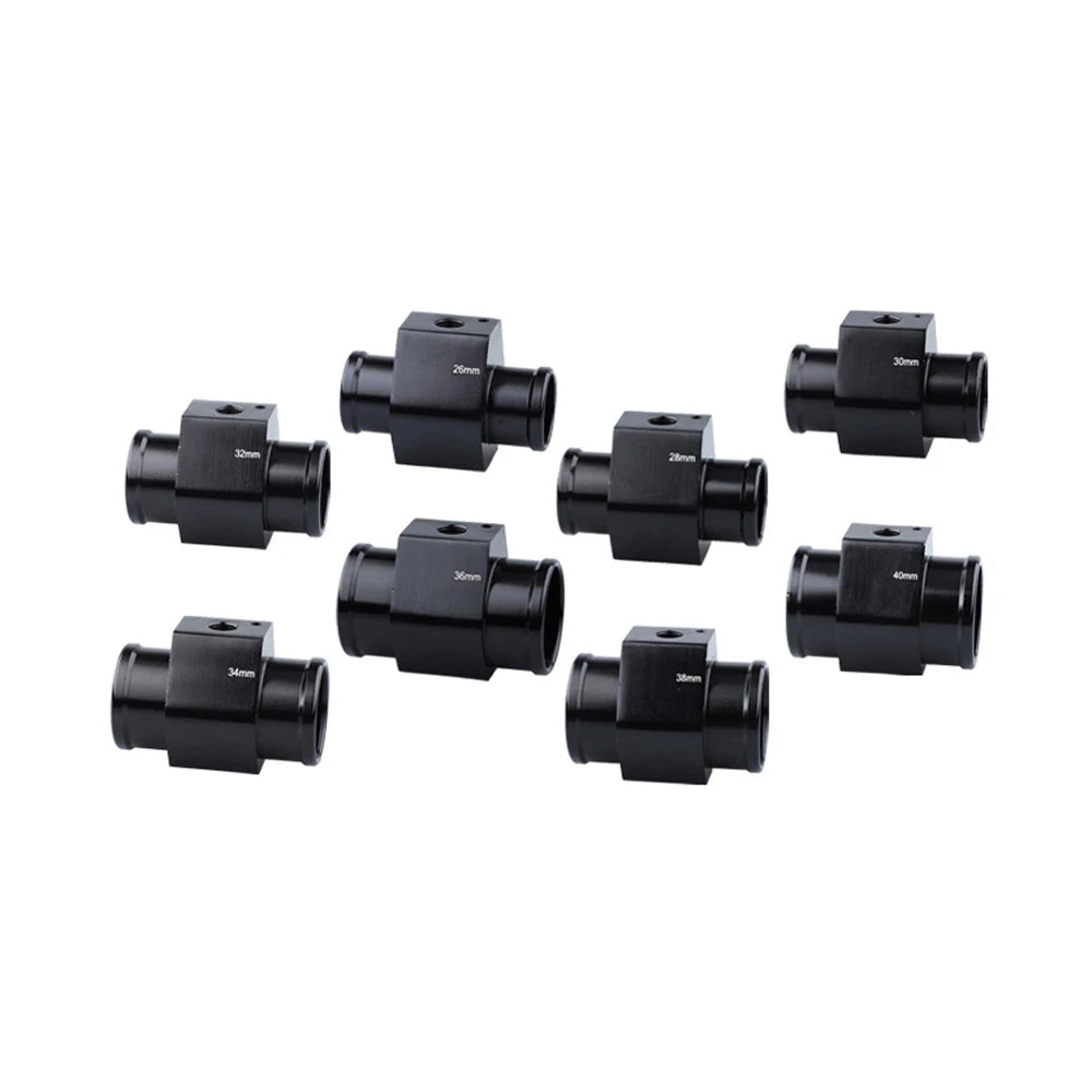 Universal Blue/Black Water Temperature Temp 26mm-40mm Sensor Gauge Joint Pipe Radiator Hose Adap - Automotive LED Light