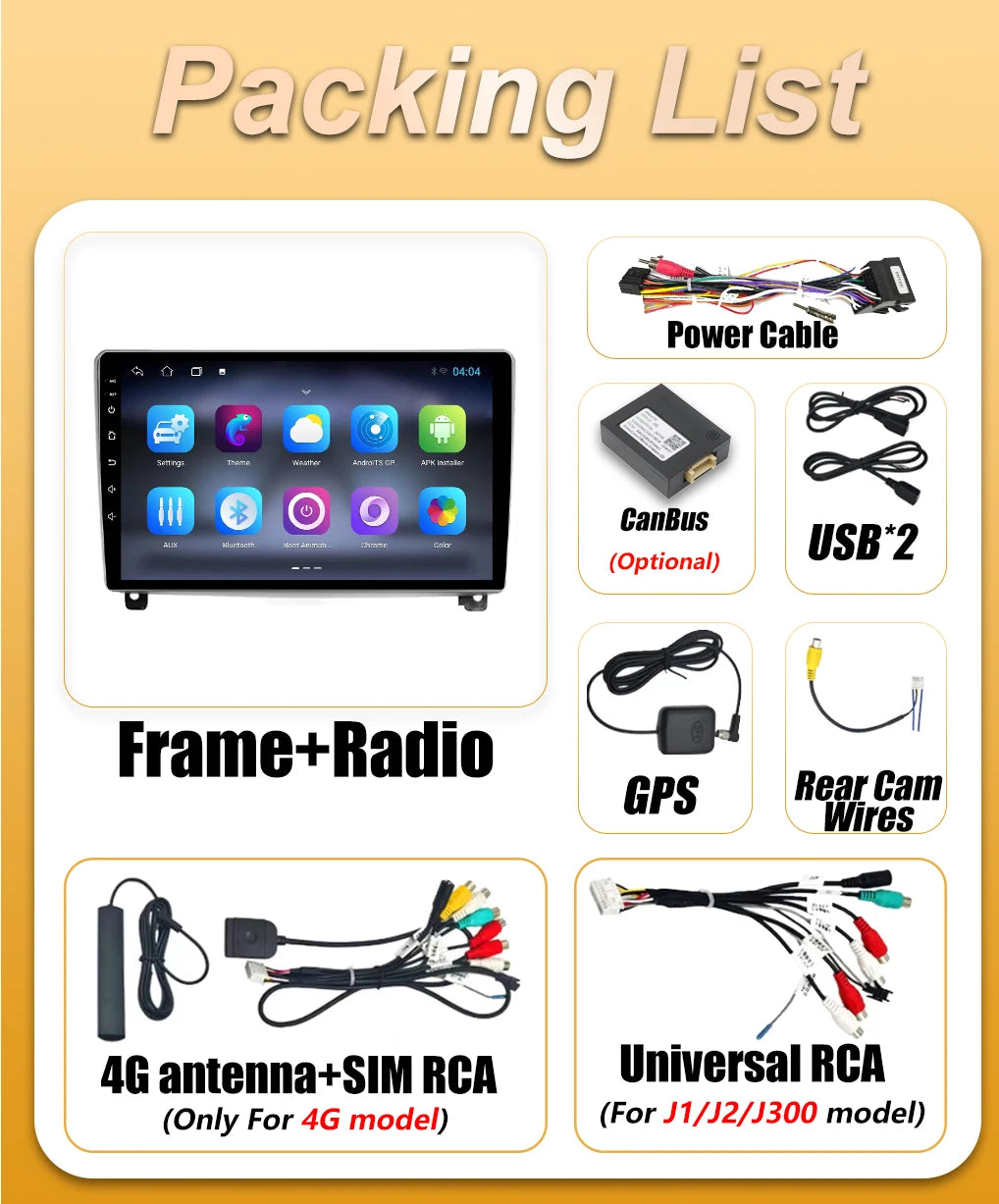 Android 16 Auto Car Radio For Peugeot 407 1 2004 2005 2006 2007 2008 - 2011 Wireless Carpl | AUTOKITSHOP