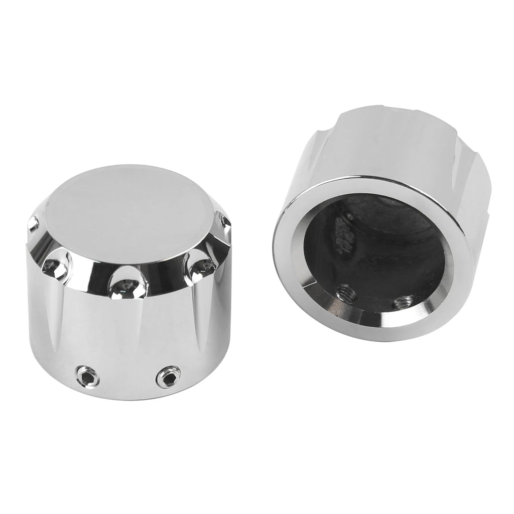 Front Axle Nut Covers Caps Motorcycle For Harley Sportster XL Softail Dyna VRSC Touring Electra  - Automotive LED Light