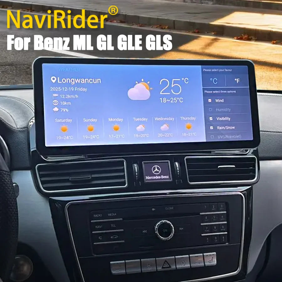 14.6“ Ultra-thin Screen Autoradio Carplay For Mercedes Benz ML GL GLE GLS W166 X166 2012-2 | AUTOKITSHOP