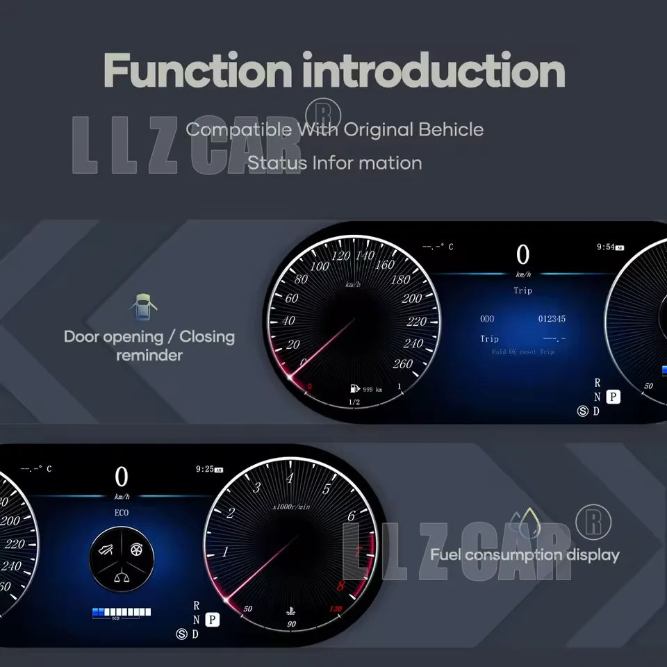 LED Interior Light Kit for Mercedes W205 2015-2021 - Canbus Error-Free Interior Bulbs