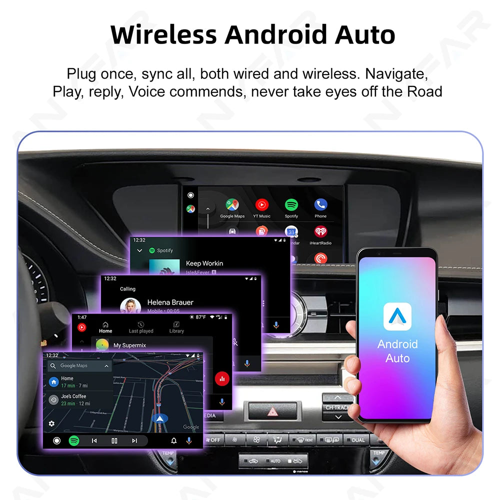 For Lexus ES/NX/IS/RX/CT 2014-2017 NEW Wireless Carplay Adapter Android Auto