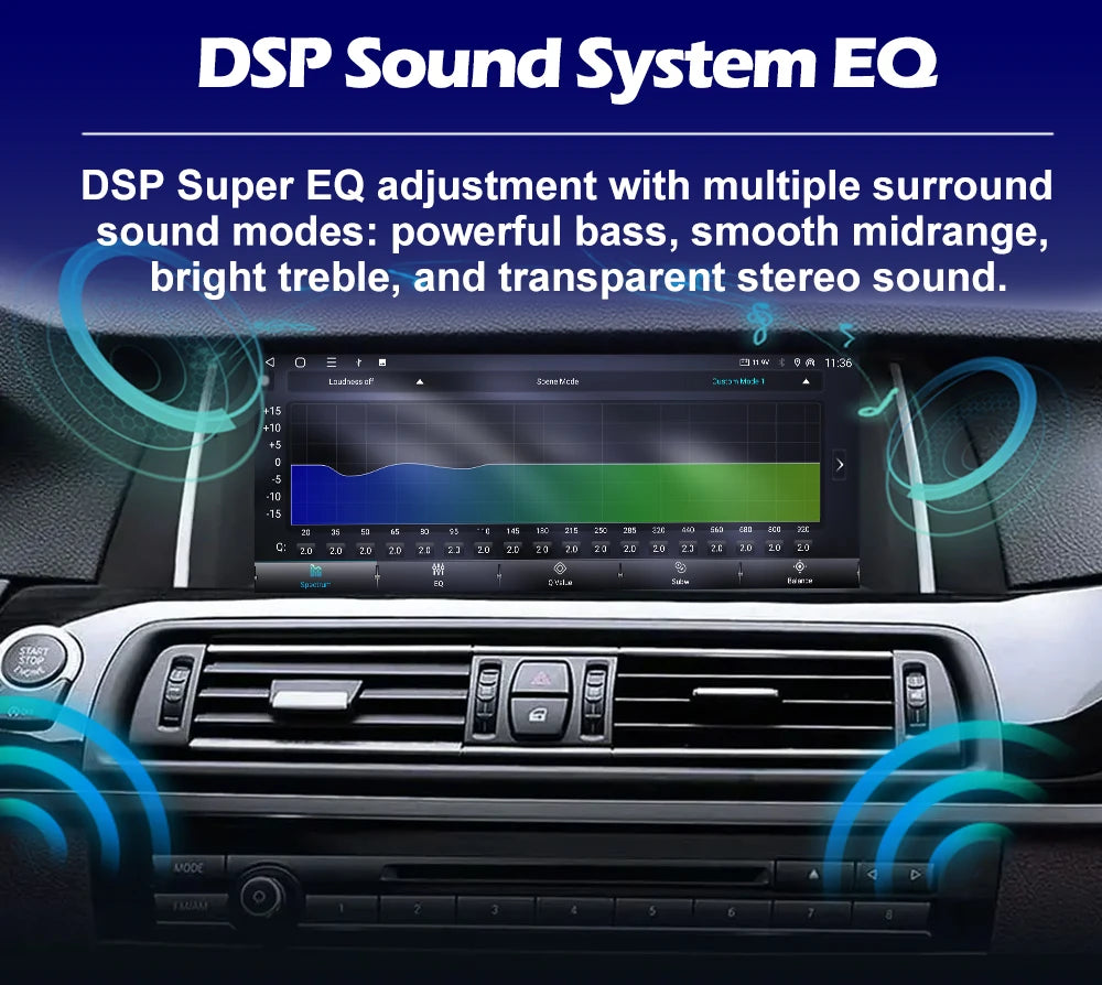 Carplay For BMW 5 Series F10 F11 2011-2017 Android Auto Car Radio Multimedia Video Player