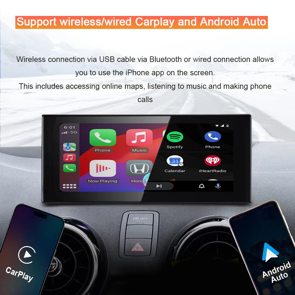 Android 14 Auto CarPlay For Audi A1 2012 2013 2014 - 2018 Car Multimedia Player Navigation