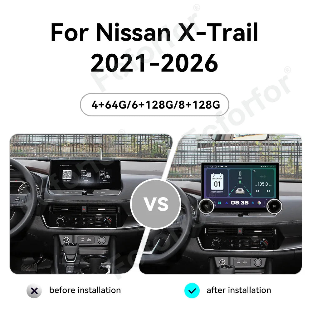 Ultra Clear HD Touch 11.5 Inch Android 15 Wireless CarPlay Android Auto GPS Navi Stereo He