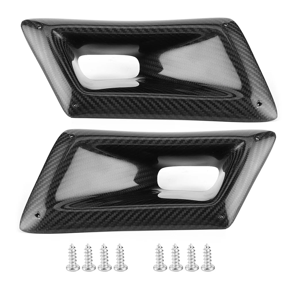 Car Bumper Air Outlet Bumper Air Vent Carbon Fiber Bumper Air Vent Duct Car Accessory Fit for 35 - Automotive LED Light