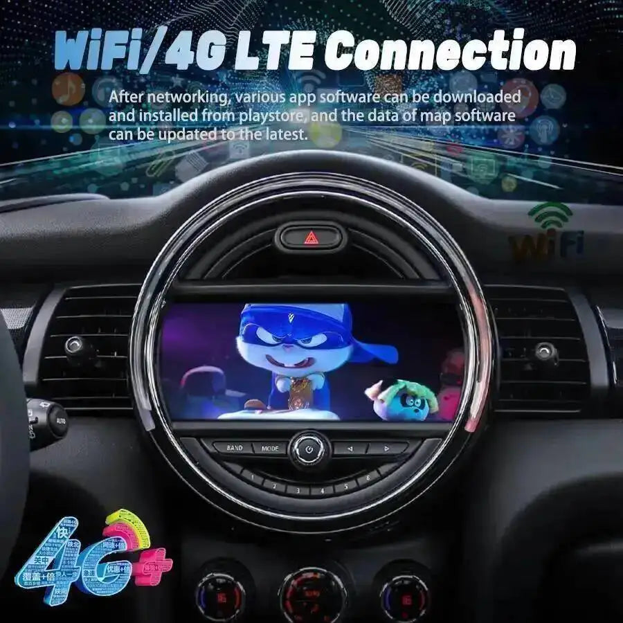 9'' Android Autoradio For BMW MINI F54 Clueman F55 F56 2017-2020 Carplay Stereo GPS Multim