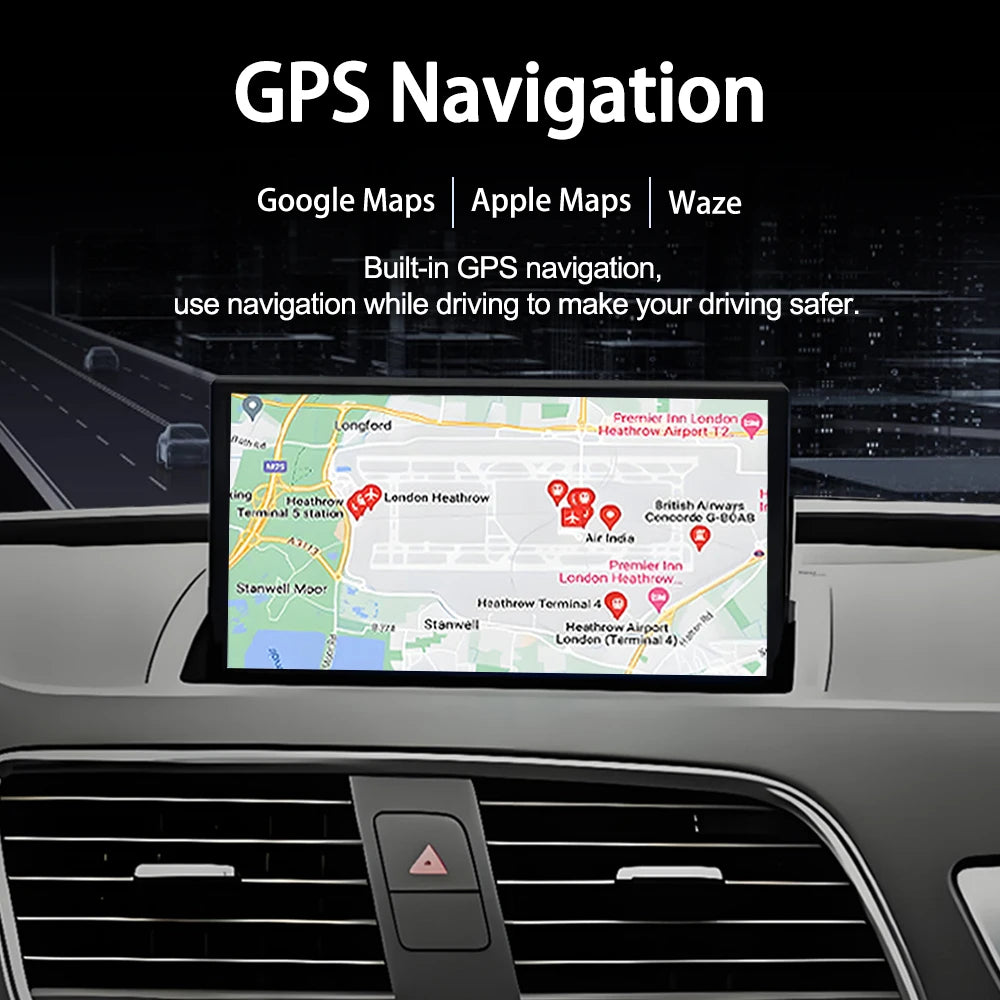 8.8 inch Android OS For Audi Q3 2011 - 2018 Car Intelligent Multimidia Touch Display Scree
