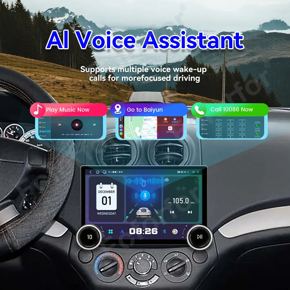 High Definition Dash Display 11.5 Inch Android 15 HD Touch GPS Navi Head Unit CarPlay Andr