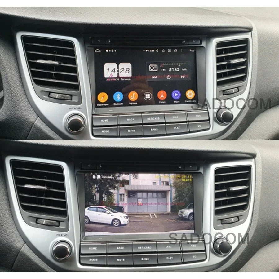 8" 2 Din Android 13.0 Car Radio GPS PX6 8 Core 8GB 128GB 720P Multimedia Player for Hyundai Tucson IX35 2015-2017 - GPS