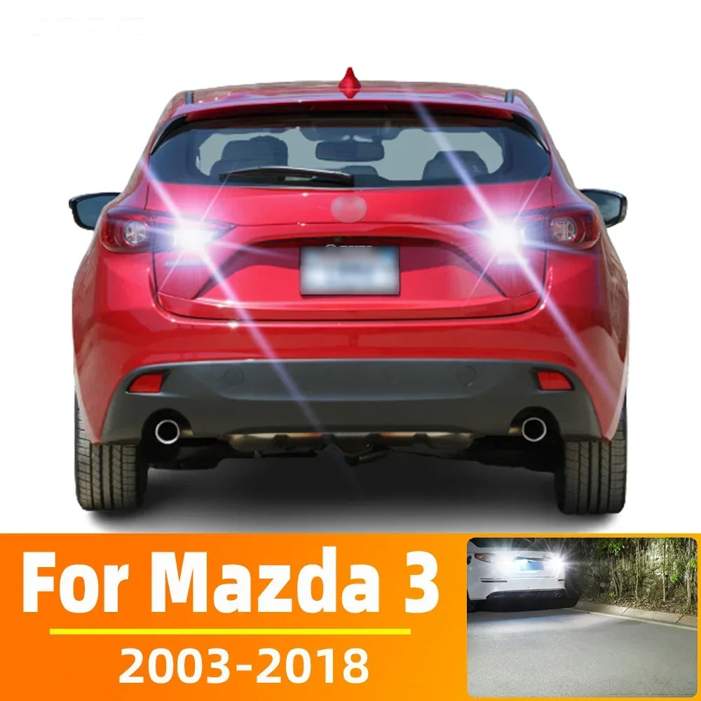 2-Piece LED Interior Light Kit for Mazda 3 BK BL BM BN Accessories 2003-2018 - Canbus Dome Map Door Trunk Bulbs | AUT...