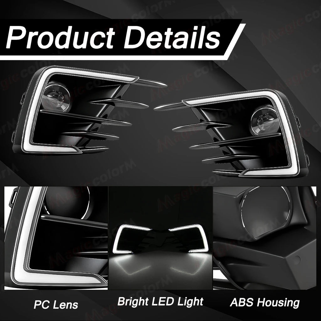 LED DRL For Honda City GM2 RS 2020 2021 2022 Daytime Running Lights Turn Signal Lamps Fog  | AUTOKITSHOP