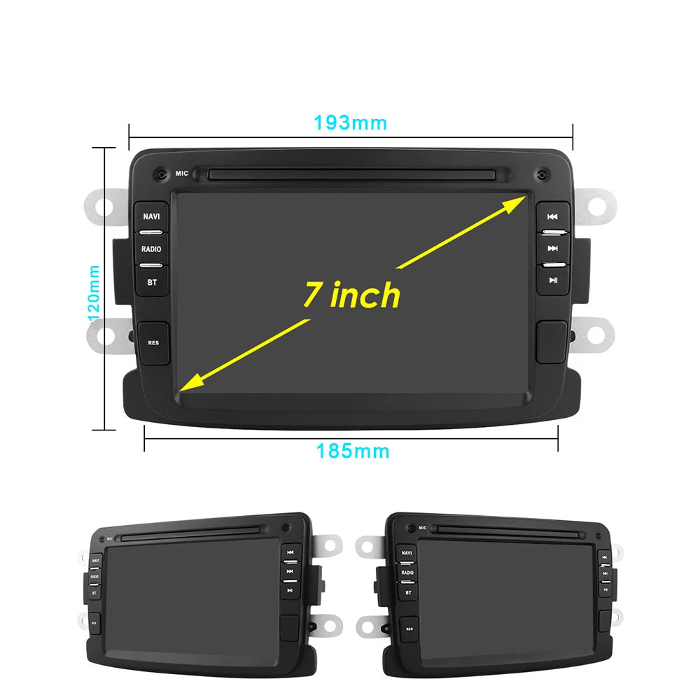 Android Stereo Car Radio For Renault Dacia Duster Logan Sandero Lodgy Lada Xray Captur Dok