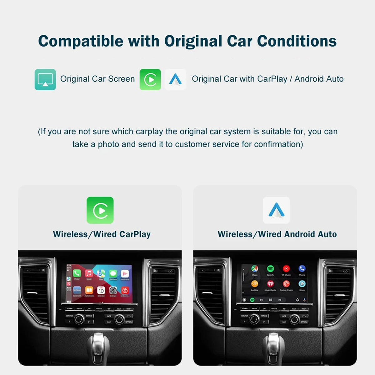 Wireless CarPlay Android auto For Panamera Cayenne Macan Cayma 911 918 PCM 3.1 Support Mir