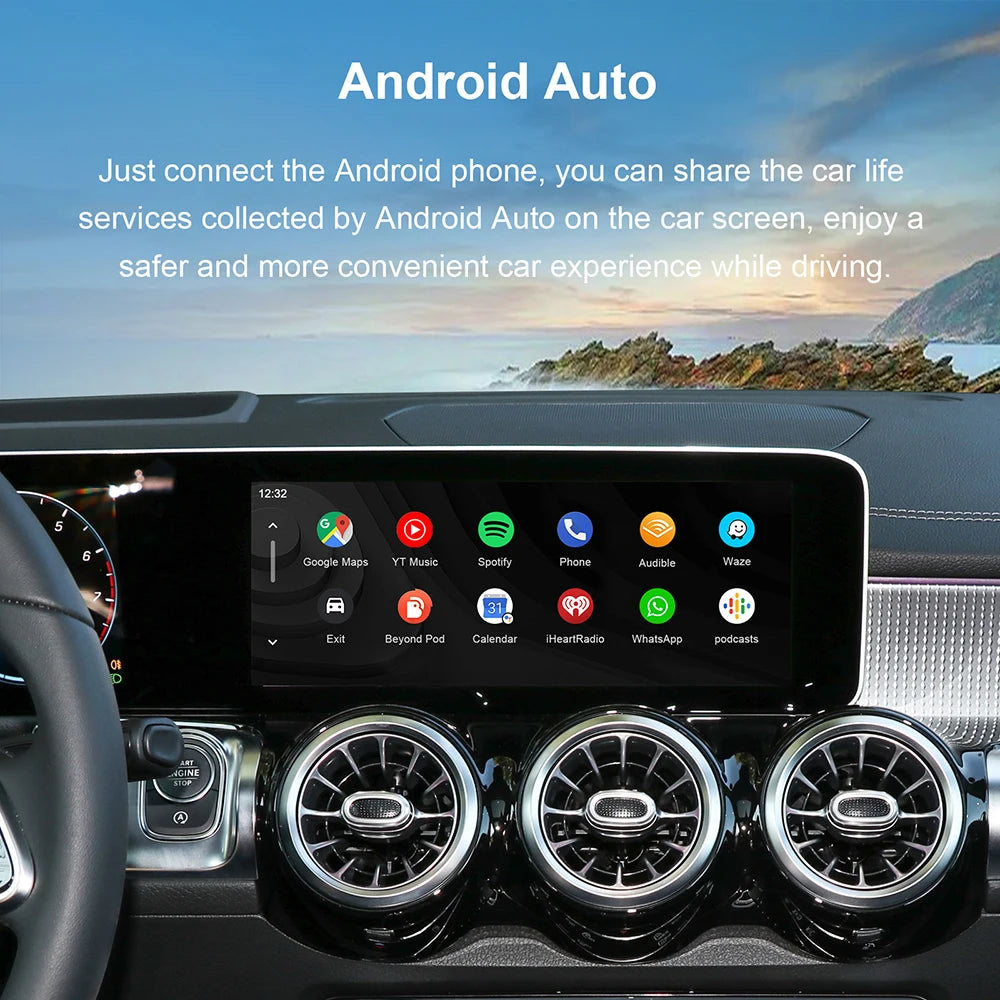Wireless CarPlay Android Auto for Mercedes A B C CL S CLA CLS CLASS GLA GLS GLC GLE V250 V
