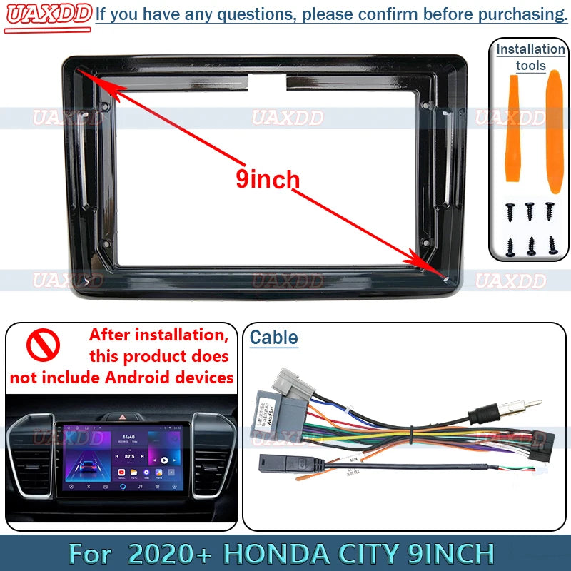 Car Android DVD Player Car Accessories Radio Trim Plastic Dashboard Screens Audio Frame Ca
