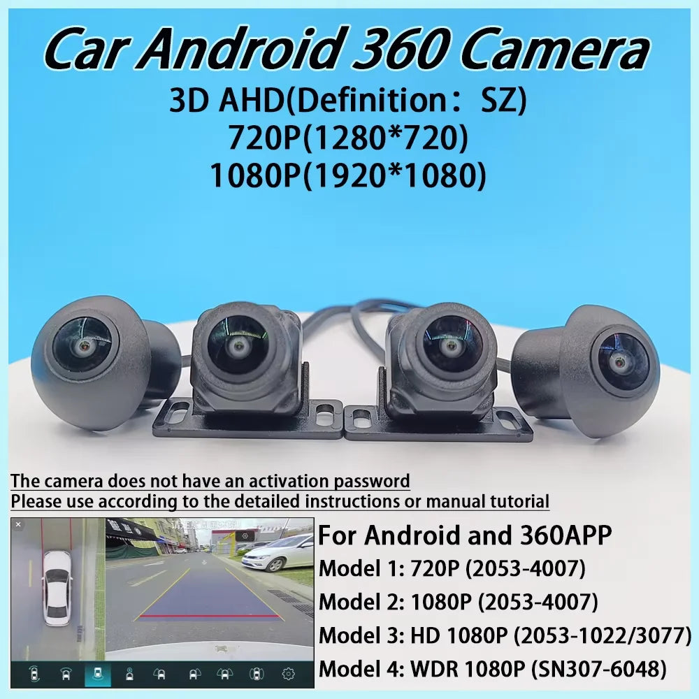 360 Panoramic Camera Original Vehicle Track Radar