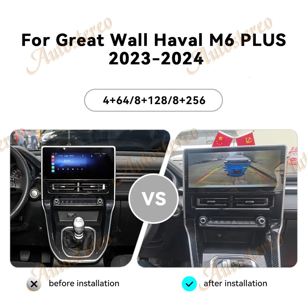 Carplay Android 15 Car Radio for Great Wall Haval M6 Plus 2023 2024 + Car GPS Navigation M
