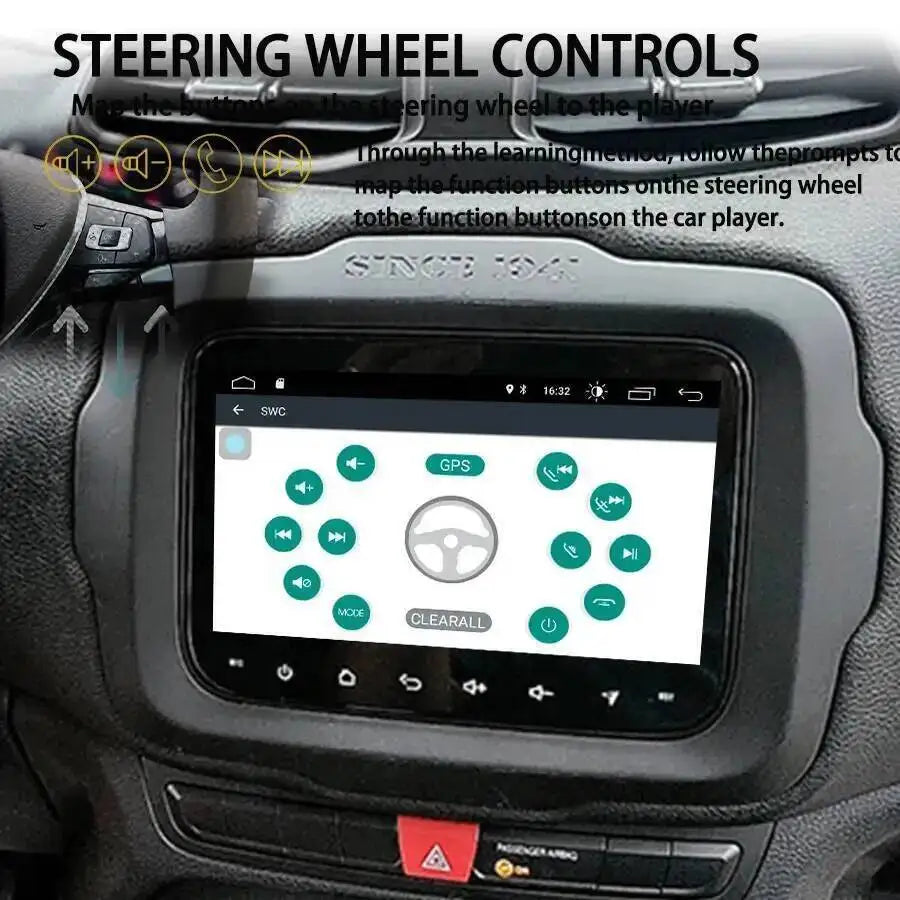 8.4inch Android Car Radio Stereo GPS For JEEP RENEGADE Multimedia Video Player Touch Scree