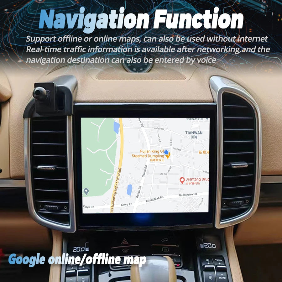 For Porsche Cayenne 2011-2017 PCM3.1 PCM4.0 Car Radio Multimedia Video Player GPS Navigati