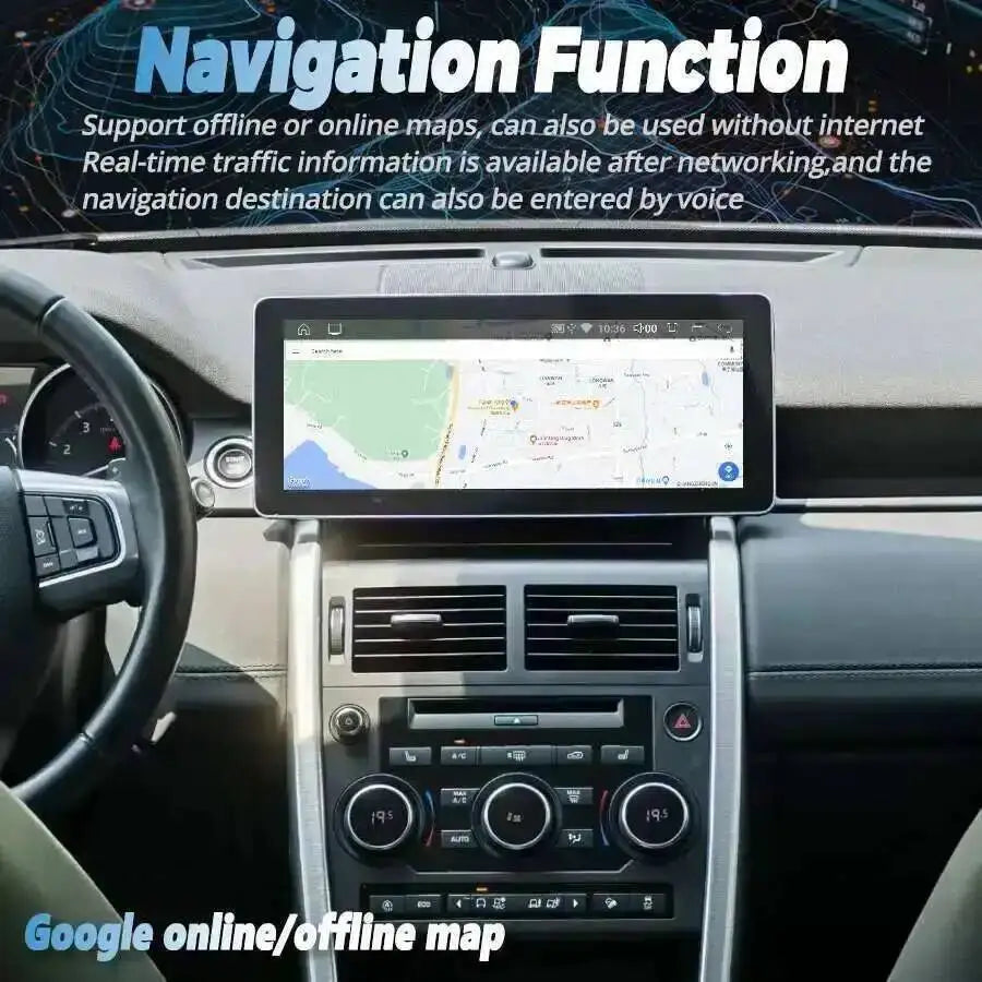12.3“ QLED Screen Android Dual System Car Radio For Land Rover Discovery Sport L550 2015-2 | AUTOKITSHOP