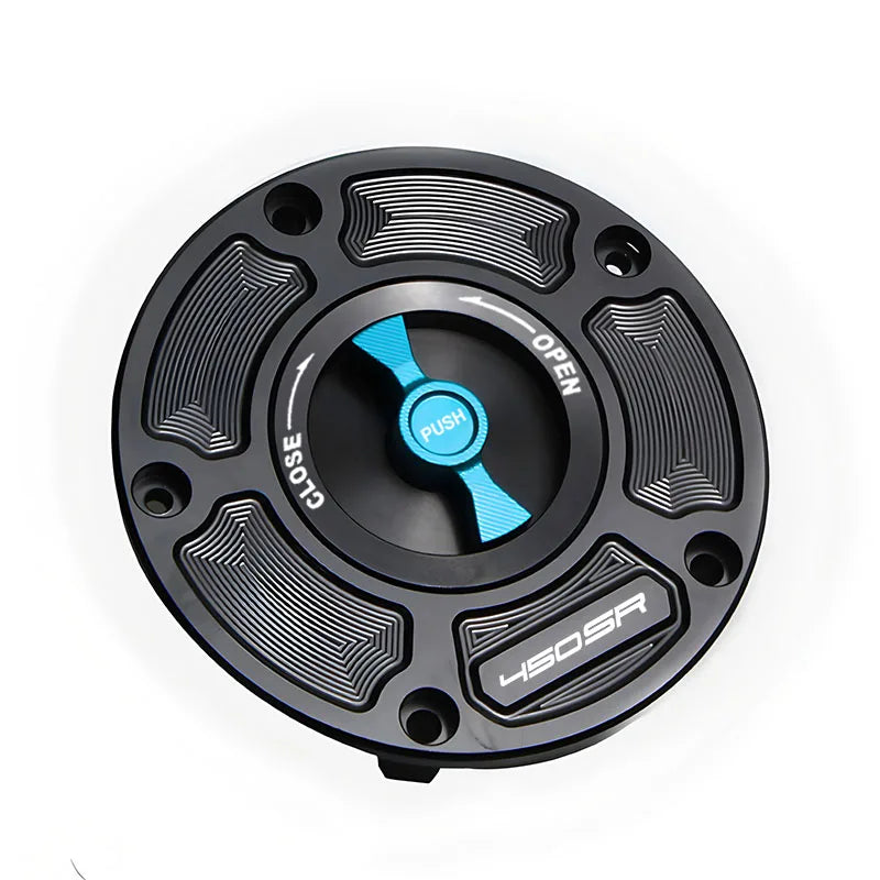 For CFMOTO 450SR 450SRS 450 SR SRS Modified Aluminum Alloy Quick Removal Gas Tank Cover Motorcyc - Automotive LED Light