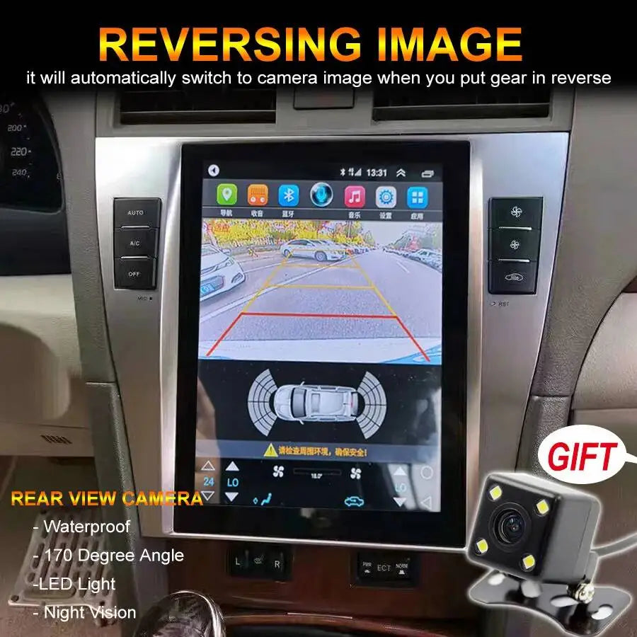 10.4" For Toyota Camry 2008-2012 Screen Android Carplay Auto Stereo GPS Navi Multimedia Vi | AUTOKITSHOP