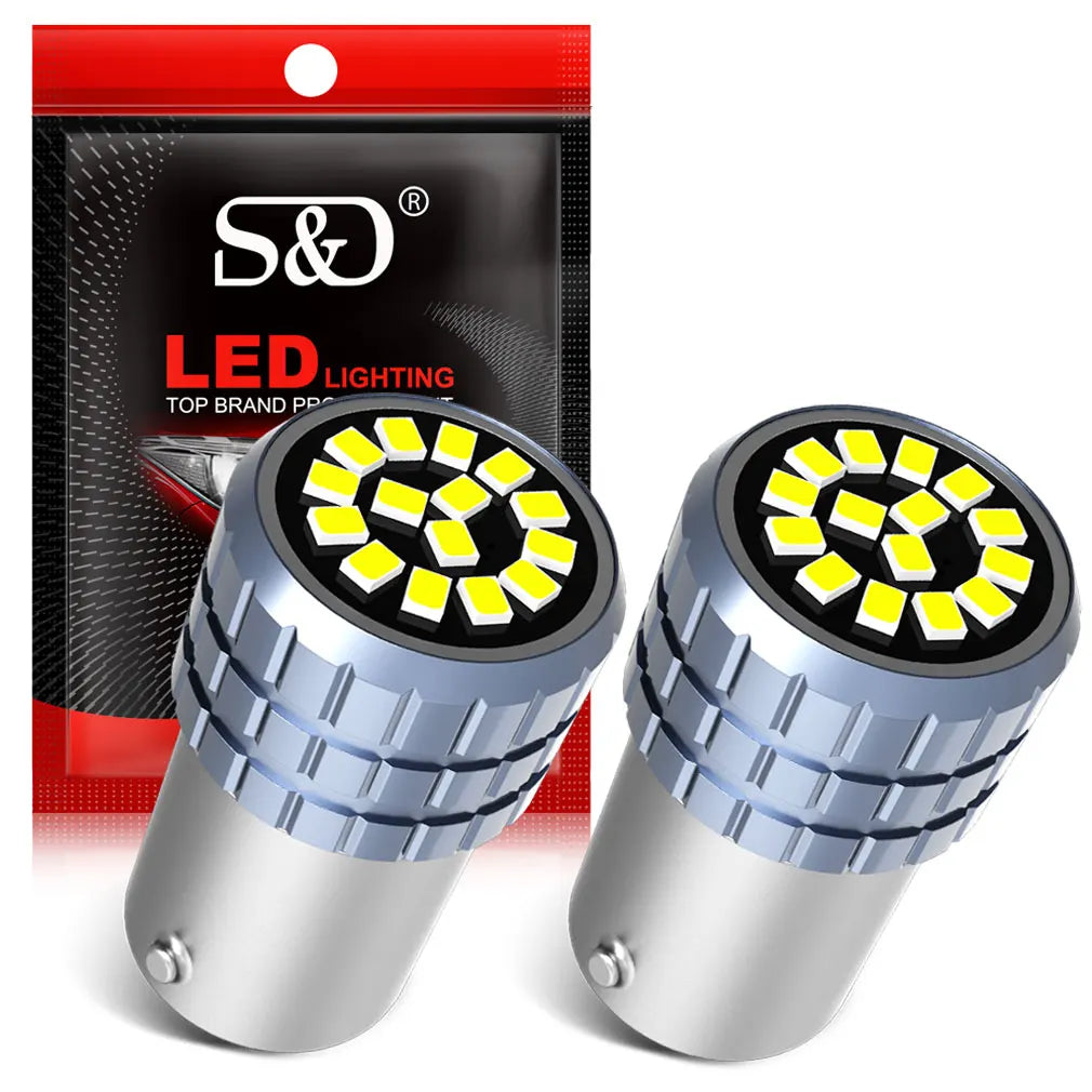 1156 BA15S BAU15S P21W PY21W BAY15D LED Bulb 1157 P21 5W R5W 15SMD 2016 Car Turn Signal Re