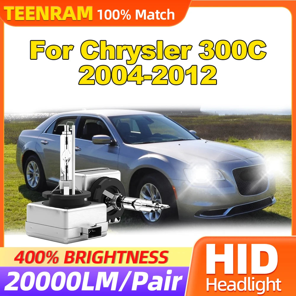 35W HID Xenon Light Bulbs 20000LM Plug And Play LED Headlight 6000K White 12V Turbo Auto H