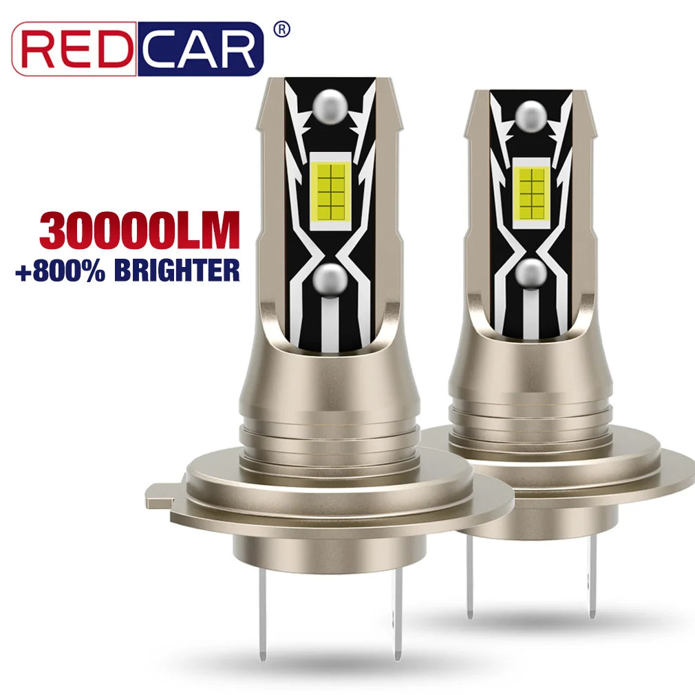 H7 LED Headlight Bulbs 30000LM Canbus H7 Car Front LED Headlight Bulbs 6500K White High Po