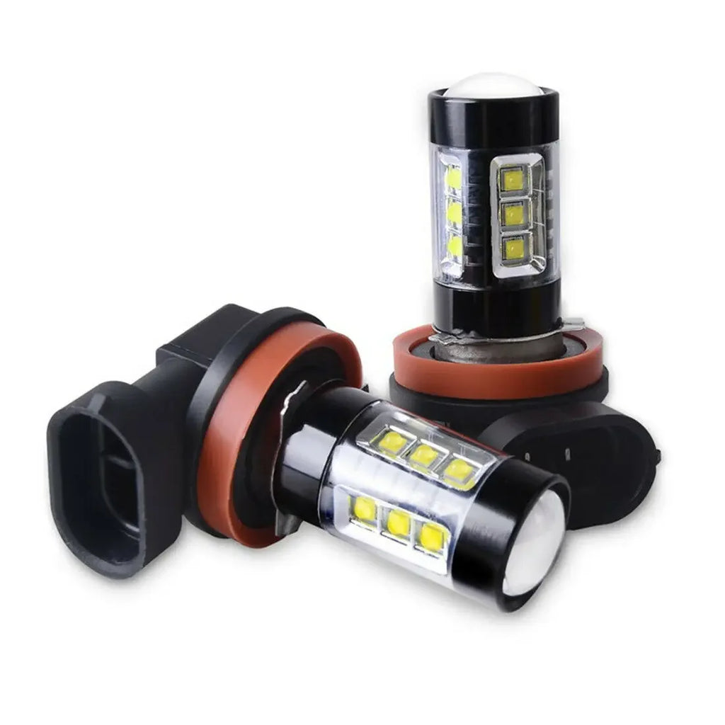 H11 LED Car Fog Lights Bulbs DRL 9005 H8 H9 H16 6000K White Motorcycle Headlight High Low