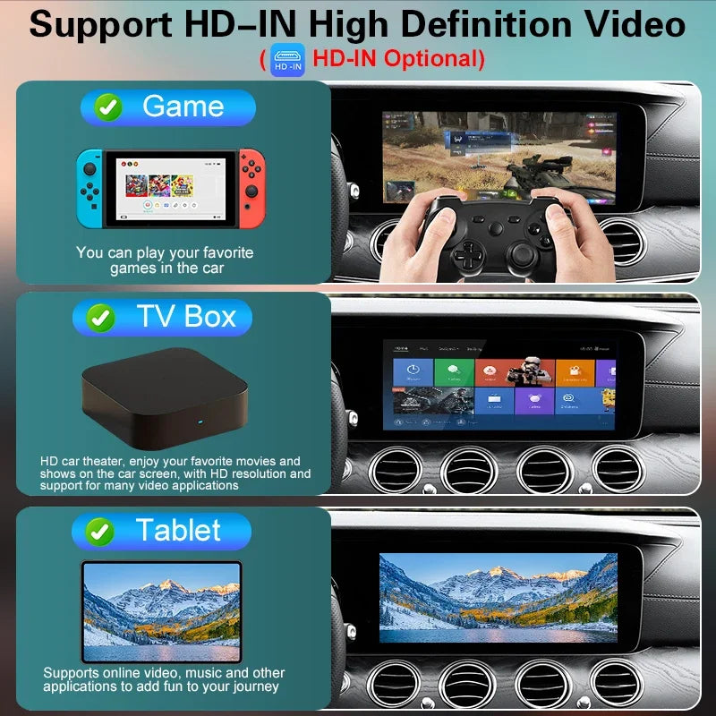 Wireless CarPlay for Mercedes Benz C/S Class W205 W222 2017-2019 with NTG5.5 Android Auto