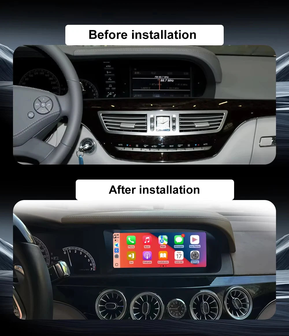 For Mercedes Benz S Class W221 W222 2005-2013 4G LET Car Radio Stereo Multimidia Player GP