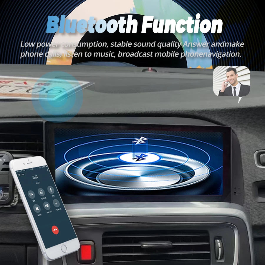 8.8" Qled For VOLVO V40 2011 2018 Radio Car Screen 256GB Android Multimedia Video Player G | AUTOKITSHOP