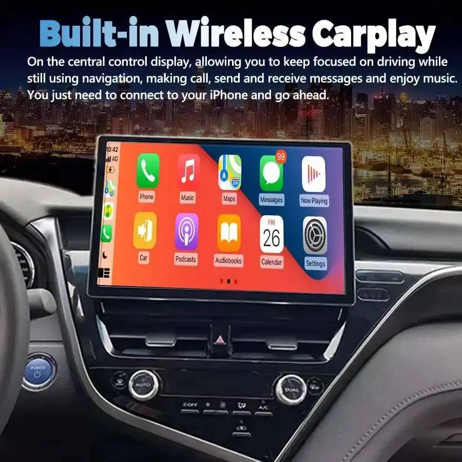 Screen Android For Toyota Camry 2021 2022 13.3 Inch Car Radio DVD Multimedia Player GPS Na | AUTOKITSHOP