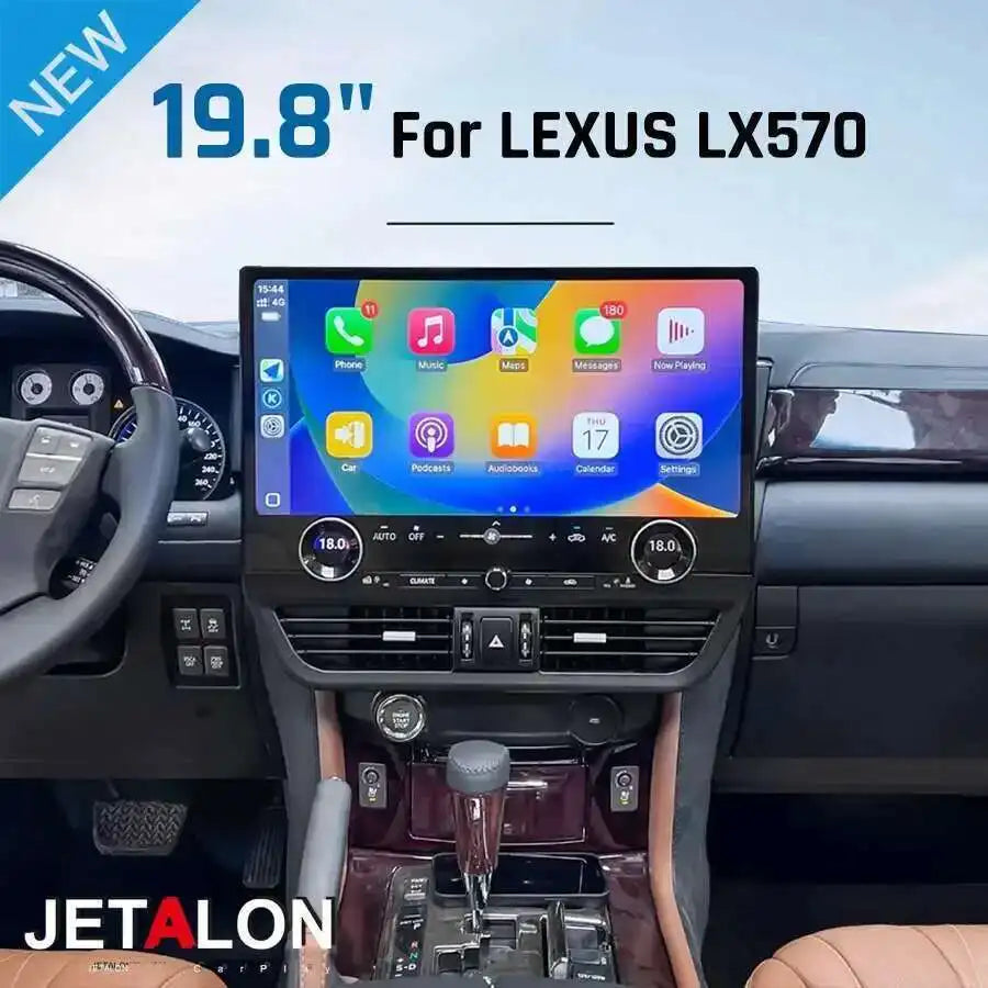 Car Radio Touch Screen 19.8inch For Lexus Lx570 Android Carplay GPS Video Player Multimedi | AUTOKITSHOP