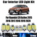 11-Piece LED Interior Light Kit for Hyundai - Canbus Error-Free Interior Bulbs