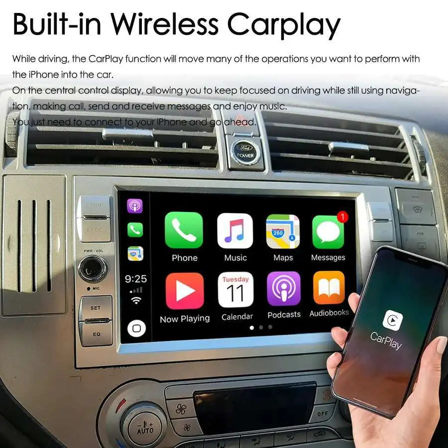 8GB RAM 128GB ROM Android 12 Multimedia Video Player For Ford Kuga 2008 Smax Fiesta Naviga