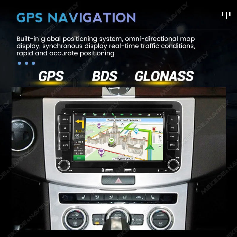 7inch Android 15 Car Radio for Volkswagen VW Passat B6 B7 CC Skoda Jetta Tiguan Touran Gol | AUTOKITSHOP