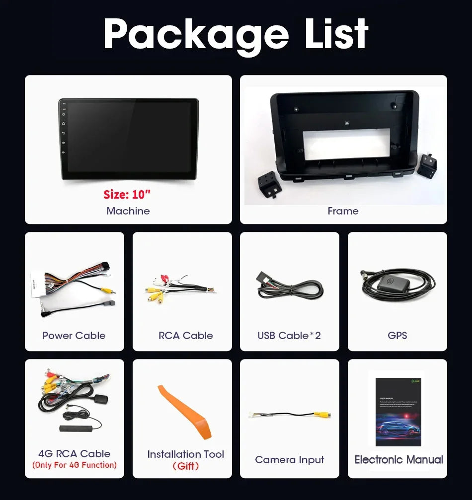 Android 14 For Kia Ceed 3 CD 2018 2019- 2022 Car Radio Multimedia GPS Android Auto Wireles