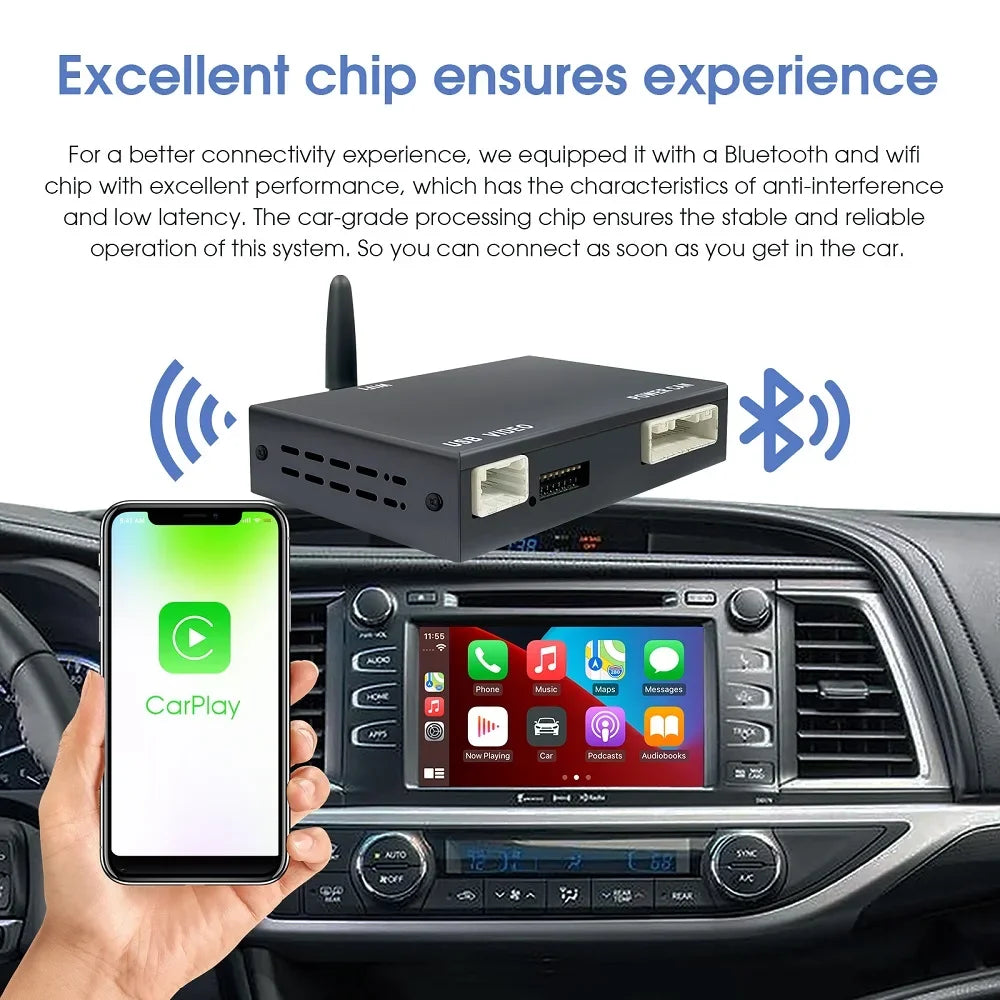 Wireless Carplay Android Auto For Toyota Touch2/Entune2.0 system For TOYOTA Corolla Camry