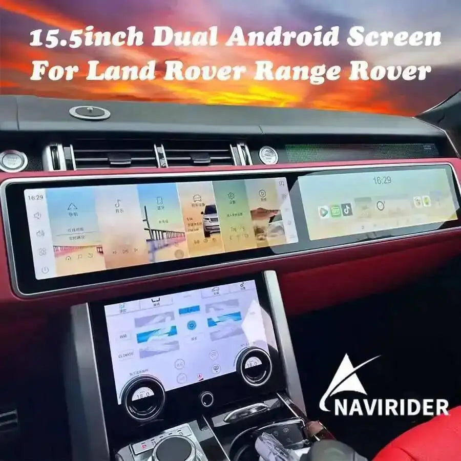 15.5+15.5inch Dual Screen Android Carplay For Land Rover Range Rover Sport L494 2014-2019  | AUTOKITSHOP