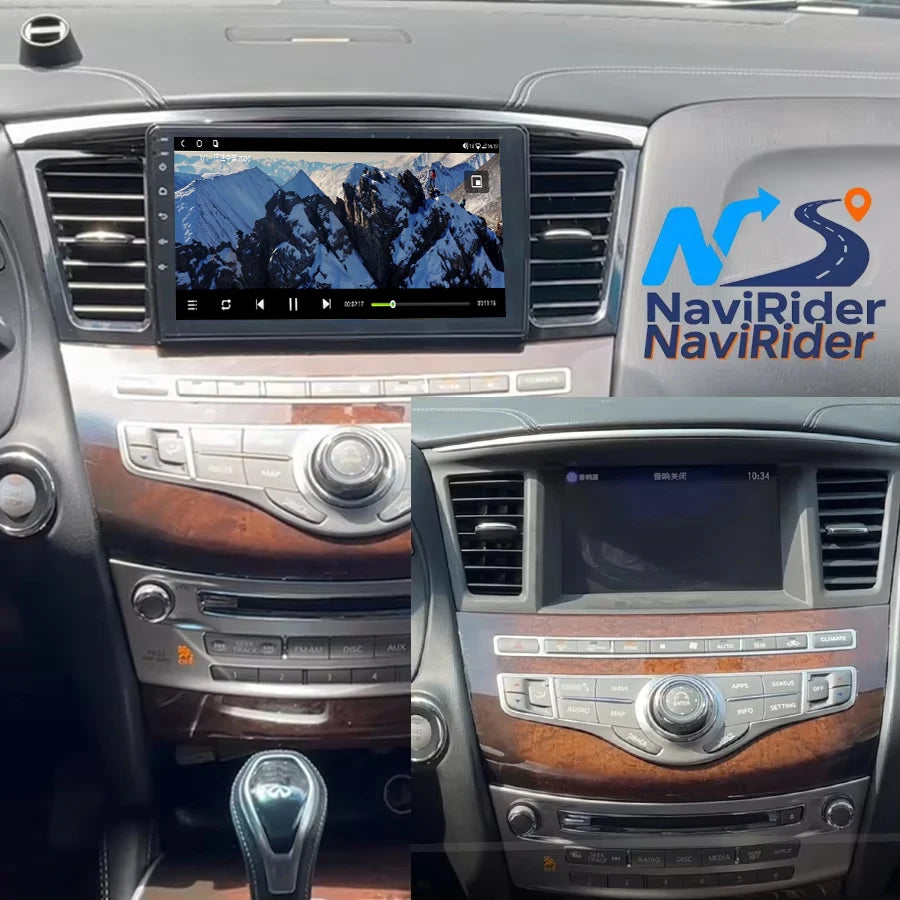 Multimedia Player HeadUnit 9inch For Infiniti QX60 JX35 2011-2019 Android Auto CarPlay Car | AUTOKITSHOP