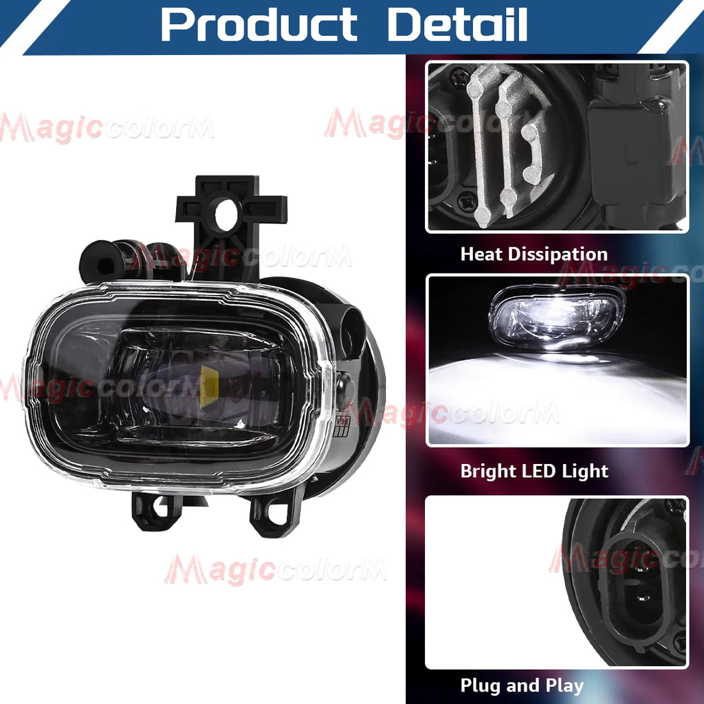 Halogen Led Fog Lamp for Nissan NAVARA NP300 X-trail Xtrail Rogue Kicks Juke Frontier Path | AUTOKITSHOP
