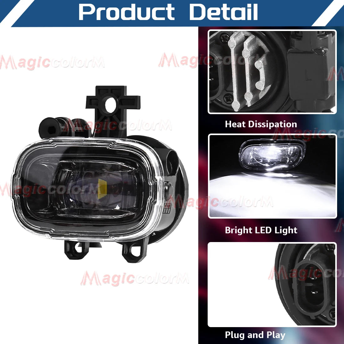 Halogen Led Fog Lamp for Nissan NAVARA NP300 X-trail Xtrail Rogue Kicks Juke Frontier Path | AUTOKITSHOP