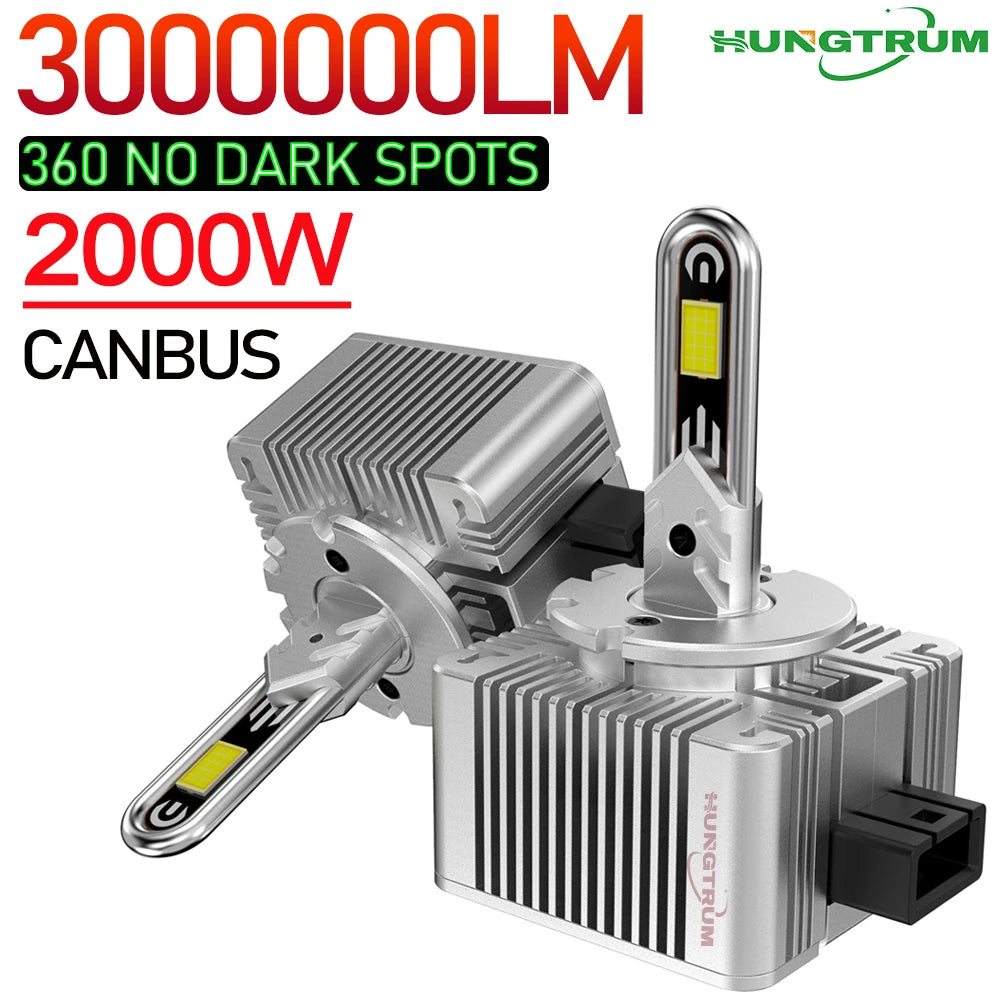 D1S D3S LED Super Bright LED CANBUS Bulbs 1200W High Power D2S D4S D1R D3R D2R D4R D8S Xen