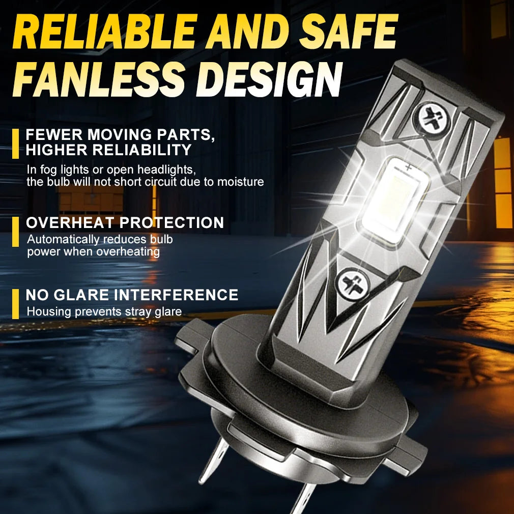 XSTORM H7 LED Headlights Bulbs H1 H4 H11 Lights for Car 100W 60000LM 9005 9006 LED Headlig
