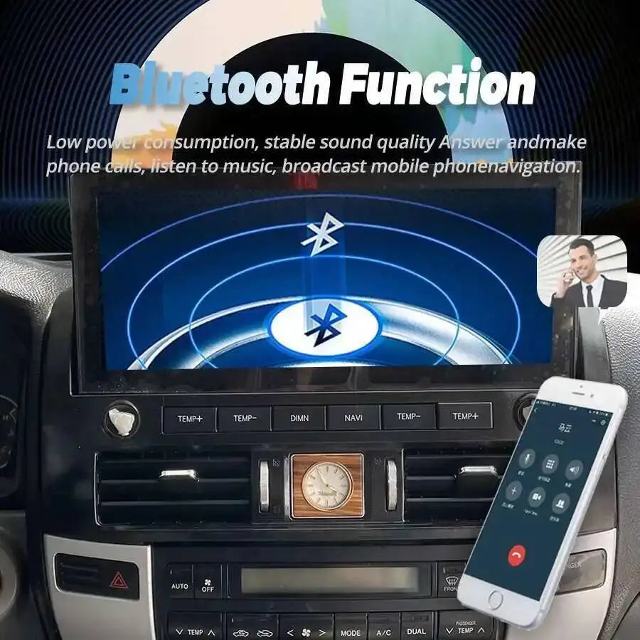 12.3" Screen Wireless Carplay For Toyota Prado 2003-2010 For Lexus Gx470 Android Car GPS N | AUTOKITSHOP