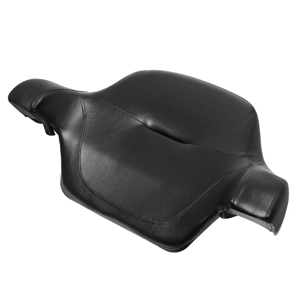 Motorcycle Black Tour Pack Trunk Backrest Pad For Harley Touring Electra Glide Road King 2014-20 - Automotive LED Light