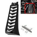 Motorcycle Gloss Black Front Chin Spoiler Lower Radiator Cover For Harley Softail Street Bob Bre - Automotive LED Light